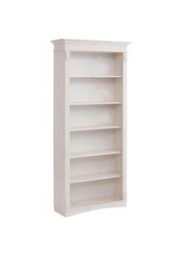 Regal »Teresa, Standregal, Bücherregal«, aus massiver Kiefer, Breite 86 cm, Höhe 193 cm, FSC , weiss , Home Affaire