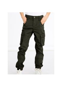 name it, Unisex, Cargohose &raquo;NITBAMGO f&uuml;r Unisex mit verstellbarem Bund und Stretchkomfort&laquo; unifarben, modisch, relaxed fit, Webware, rosin, 170, N-Gr,