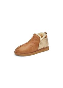 Peter Hahn Shepherd - Lammfell-Hausschuh Annie, braun, Gr. 37, Lammfell, Leder