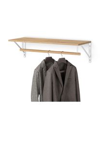Tchibo - Wandgarderobe - 80x30x21,5cm - weiss - Holz
