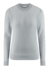 Peter Hahn - Rundhals-Pullover, blau, Gr. 48, Kaschmir