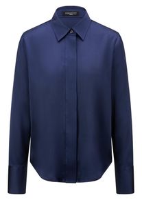 Fadenmeister Berlin - Bluse, blau, Gr. 44, Seide