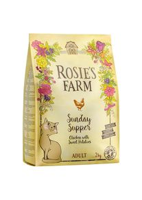5x 2kg Adult Huhn mit Süsskartoffeln Rosie's Farm Katzenfutter Trocken