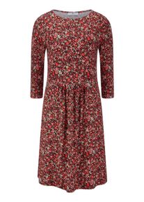 Peter Hahn - Jersey-Kleid, rot, Gr. 46, Viskose