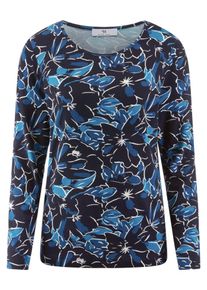 Peter Hahn - Rundhals-Shirt, blau, Gr. 38, Viskose