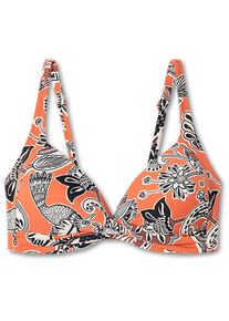 Gisela Bikini-Oberteile Damen Gr&ouml;&szlig;e 95 orange / schwarz