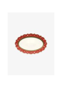 Villeroy & Boch Villeroy Boch Plat Toy Delight rouge/à petits motifs