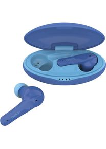 Belkin wireless Kopfhörer »SOUNDFORM NANO - Kinder In-Ear-Kopfhörer«, auf 85 dB begrenzt; am Kopfhörer blau Drei coole Farben, die auf die Geräte,...