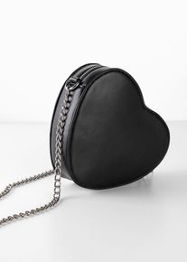 Sac à bandoulière en noir, Taille 16x18,5 cm, bonprix