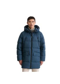 Marc O'Polo Marc O'polo, Herren, Marc O'Polo Daunenjacke mit Kapuze Pufferjacke, regular fit, eingesetzte, elastische &Auml;rmelabschl&uuml;sse, blau daze, M, Winterjacke 