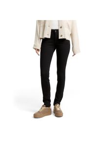 Tom Tailor, Unisex, Tom Tailor Slim-fit-Jeans &raquo;LUCIE&laquo; mit Viskose und Stretch - 5-Pocket-Style, schwarz denim, 28, L&auml;nge 34, Skinny-fit-Jeans von TOM 