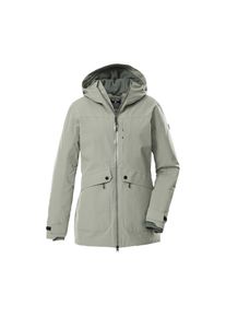 Killtec, Unisex, Parka &raquo;KOW 16 WMN PRK&laquo; Wasser- u. winddichter Unisex Funktionsparka mit hoher Atmungsaktivit&auml;t, graugr&uuml;n, 50, Unisex Funktionsparka 