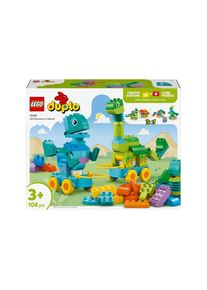 Spielbausteine »DUPLO Dinos auf Rädern 3-in-1-Set 10451«, (108 St.) , bunt , Lego