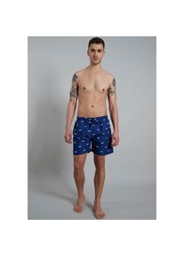 Ceceba , Badeshorts, mit tollem Print für warme Sommertage, bequem, schnelltrocknend , blau , Mittellange Herren-Badeshorts von Ceceba