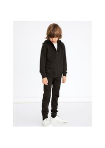 name it , Jungen,Jugendliche , Kapuzensweatjacke »NKMNESWEAT – Sweatjacke mit Kängurutasche«, unifarben, casual, regular fit, Sweatware, Rundhals ,...