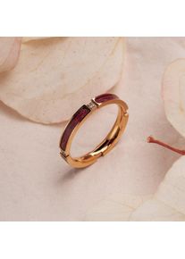 Holzkern Campania Ring Gold und Ahorn