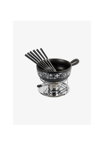 Kuhn Rikon Käsefondue Set Suisse schwarz