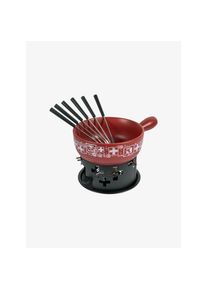 Kuhn Rikon Käsefondue Set Suisse rot