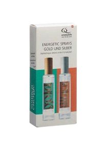 Aromalife Set cadeau avec les sprays d'ambiance Energetic Or et Argent