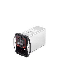 Schaffner SchaffnerFaston, 250 V1A Panel IEC FilterMale FN9290B-1-06 2 Fuse, 1A, 250VAC - FN9290B-1-06