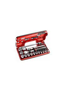 Facom Jeu de clés à cliquet, 2-Composants, 1/2", 24pièces - SXL.DBOX1PB