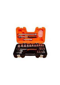 Bahco Jeu de clés à cliquet, 2-Composants, 1/2", 24pièces - S240