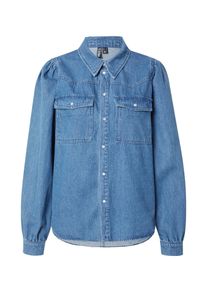 Pieces Bluse 'PAULA' Damen Gr&ouml;&szlig;e L blue denim