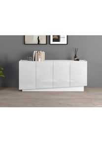 Inosign , Sideboard »VELA, Sideboard, Breite 160 cm, Design mit schrägen Türen«, (1 St.), Made in Italy, Masse-B/T/H: 160x35x75,Sideboard,...