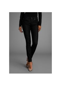 Arizona, Unisex, Skinny-fit-Jeans &raquo;Shaping&laquo; skinny Passform, normale Leibh&ouml;he, in Stretch-Qualit&auml;t, Used-Look, schwarz washed, 38, N-Gr, Skinny-Fit 