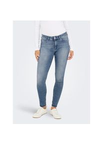 Only, Unisex, Only Skinny-fit-Jeans &raquo;ONLBLUSH MID SK ANK RW DNM REA158&laquo;, special blau grau denim, L (40), L&auml;nge 30, Kn&ouml;chellange Jeans von Only