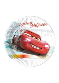 Procos 8 Cars Eco Pappteller 20cm