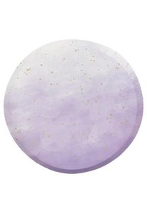 Ginger Ray 8 piatti da festa viola ombre 24 cm
