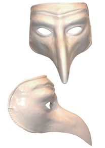 Bristol Maschera da becco bianco spaventoso