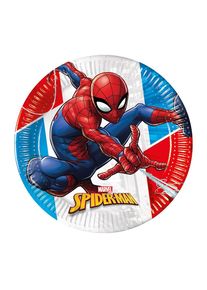 Procos 8 Spiderman Eco Web Star Pappteller 20cm