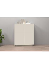 Inosign , Highboard »VELA, Highboard, Höhe 120 cm,Design mit schrägen Türen«, (1 St.), Made in Italy, Masse-B/T/H: 100x35x120,hohes...