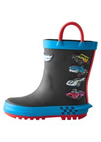 next Gummistiefel Jungen Gr&ouml;&szlig;e 21.5 azur / gelb / schwarz / wei&szlig;