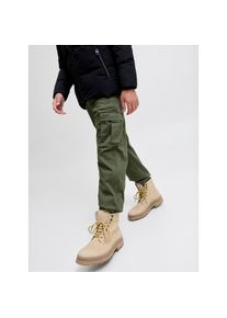 Jack & Jones Jack & Jones Junior, Herren, Cargohose &raquo;JPSTKANE JJJONNIE CUFFED CARGO JNR&laquo;, olive night, 164, N-Gr, Praktische Cargohose von Jack & Jones Junior