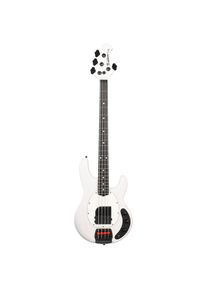 Music Man StingRay Tim Commerford Fight Night White E-Bass