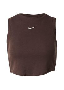 Nike Top 'ESSENTIAL' Damen, schoko / wei&szlig;, Gr&ouml;&szlig;e M