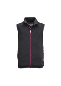 Killtec , Funktionsweste »Trin WMN VST«, Packbare, wasserabweisende Softshellweste mit 10.000 mm Wassersäule , grau , Softshellweste mit Kragen