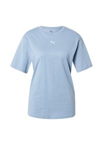 Puma Funktionsshirt 'Ess' Damen, rauchblau / wei&szlig;, Gr&ouml;&szlig;e M