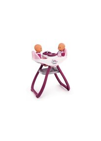 Smoby , Puppen-Tischsitz »Baby Nurse Zwillingspuppen-Hochstuhl« , bunt