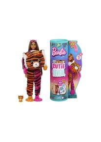 Barbie , Anziehpuppe »Cutie Reveal Jungle Series Tiger« , bunt