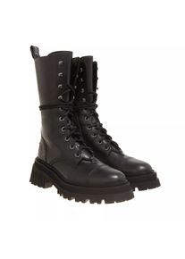 Zadig & Voltaire Zadig & Voltaire Stiefel & Boots - Ride Semy-Shiny Calfskin - Gr. 39 (EU) - in Schwarz - für Damen