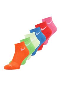 Nike Sportsocken 'Everyday Plus' Herren, blau / orange / pitaya / rot, Größe 46/50