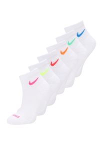 Nike Socken 'Everyday Plus' Herren, blau / neongelb / hellpink / weiß, Größe 42/46