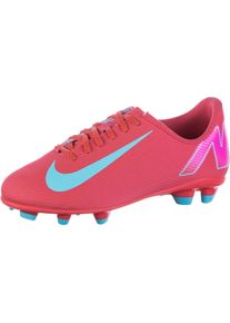 Nike Jr Vapor 16 Club Fg/Mg Fußballschuhe Kinder - rot - Gr. 38 1/2