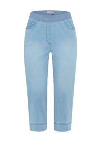 Peter Hahn Brax - ProForm Slim-Caprihose Modell Pamina Capri, denim, Gr. 52, Baumwolle