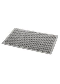 Mastro Raphael Badematte Wabenstruktur Grau 50 × 75 cm