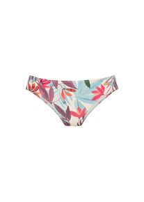 Lascana , Bikini-Hose »Imani«, mit sommerlichem Blätterprint , beige , Modischer Blätterdruck